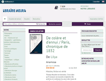 Tablet Screenshot of librairiemeura.com